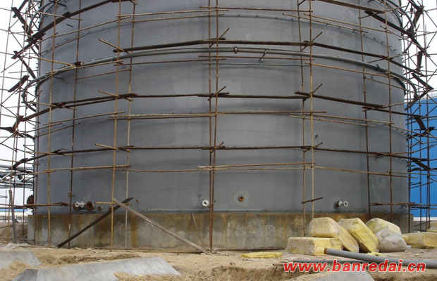 榆林煉油廠10#柴油儲罐電伴熱保溫