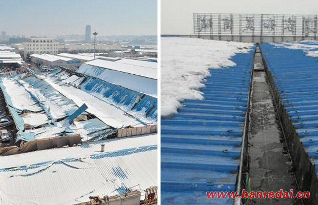 安裝了電伴熱系統(tǒng)與沒安裝電伴熱的對比